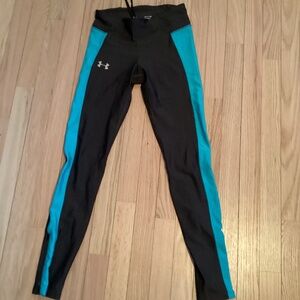 Under Armour Heatgear Jet Grey Mileage Compression Tights - NWOT